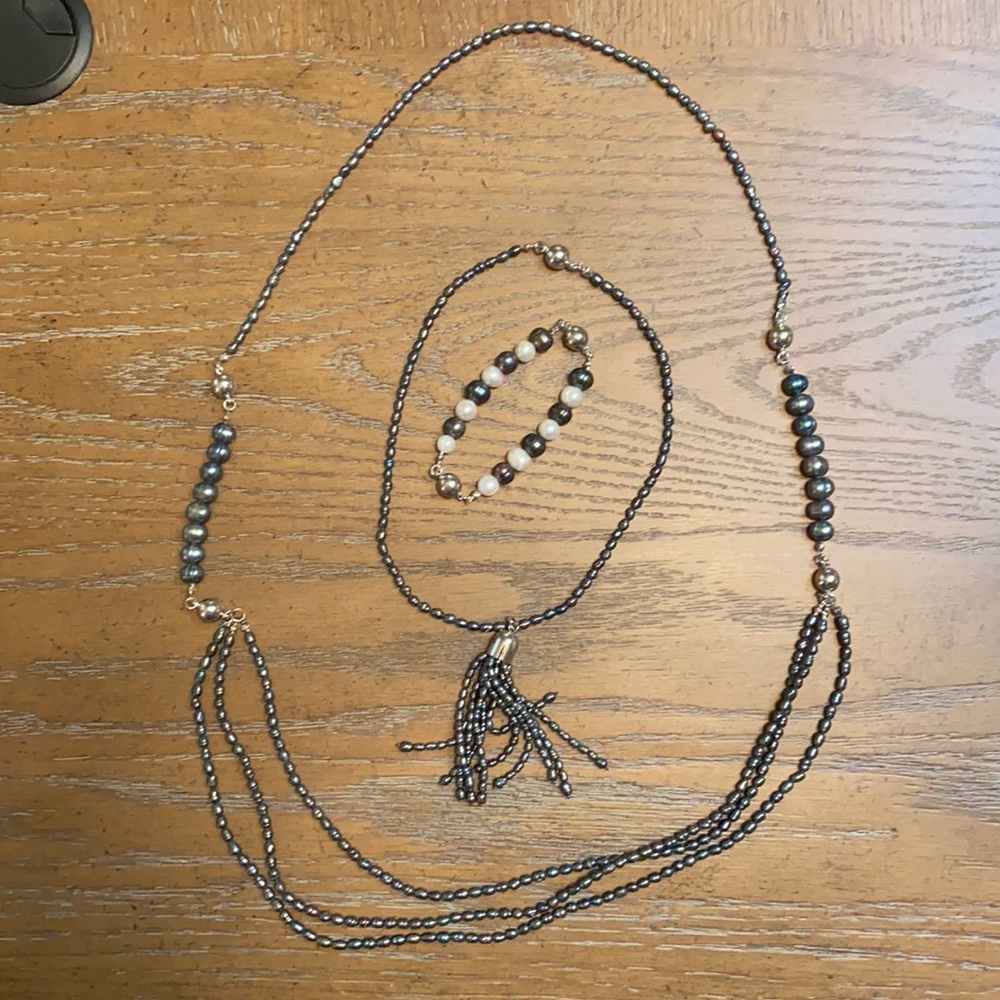 Maria Nicola Charcoal Pearl bundle